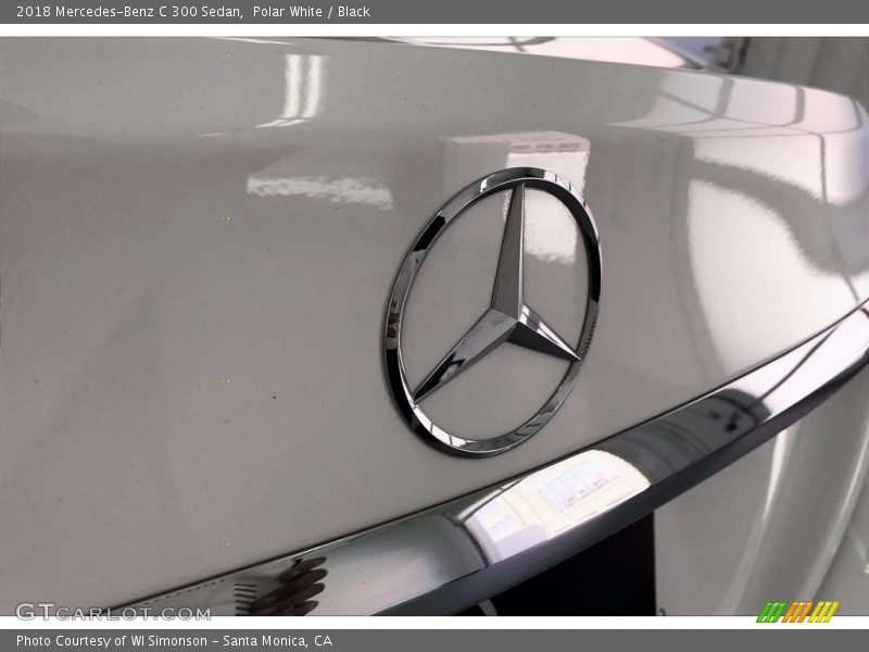 Polar White / Black 2018 Mercedes-Benz C 300 Sedan