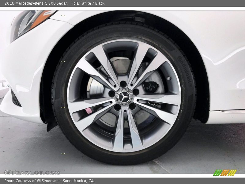 Polar White / Black 2018 Mercedes-Benz C 300 Sedan