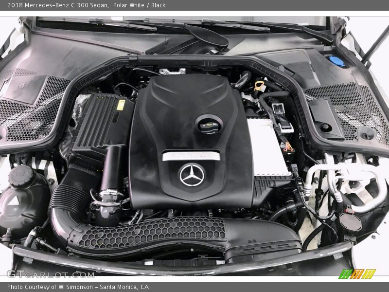 Polar White / Black 2018 Mercedes-Benz C 300 Sedan