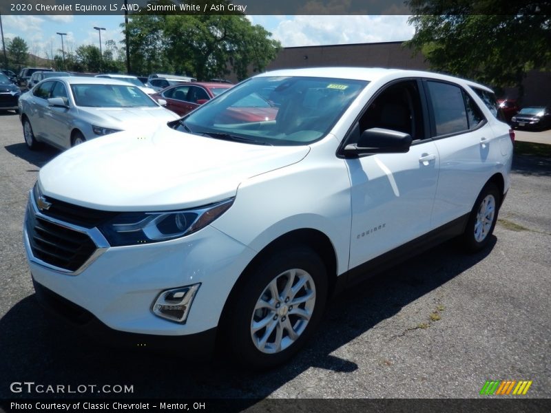 Summit White / Ash Gray 2020 Chevrolet Equinox LS AWD