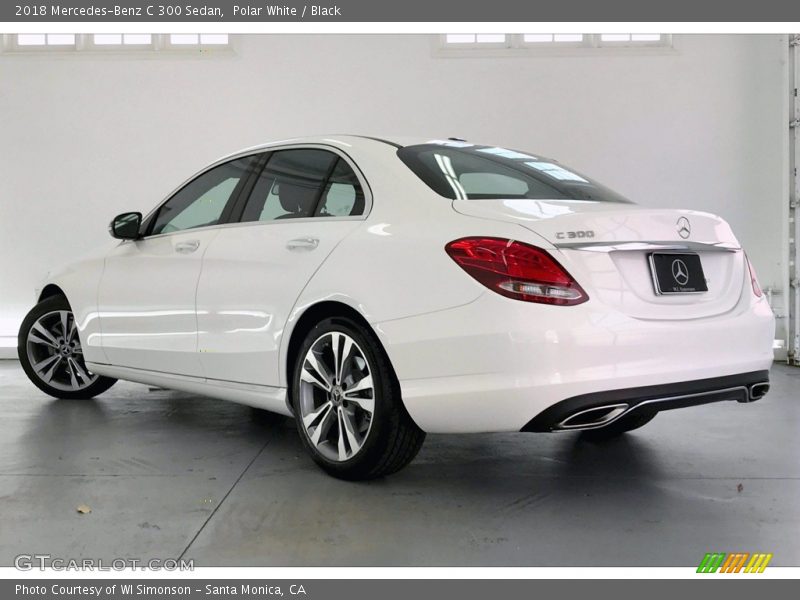 Polar White / Black 2018 Mercedes-Benz C 300 Sedan