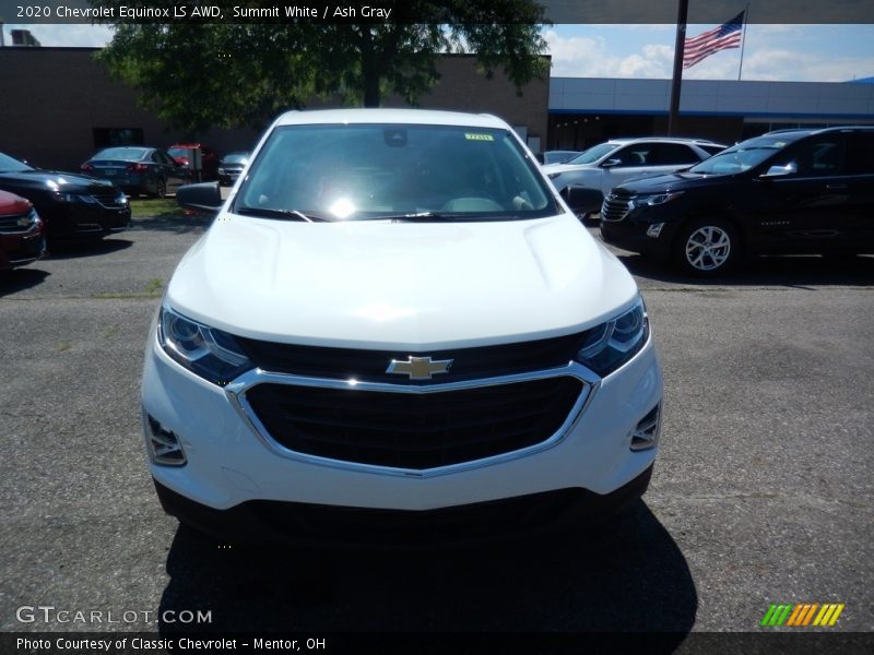 Summit White / Ash Gray 2020 Chevrolet Equinox LS AWD