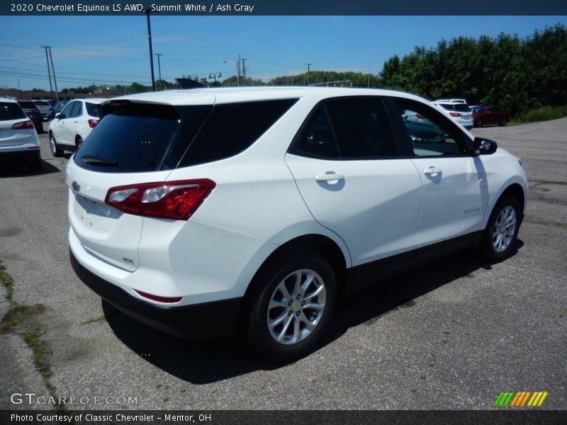 Summit White / Ash Gray 2020 Chevrolet Equinox LS AWD