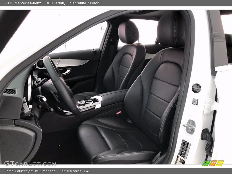 Polar White / Black 2018 Mercedes-Benz C 300 Sedan