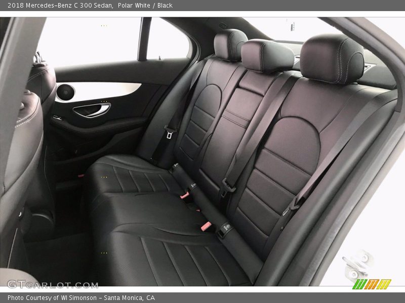 Polar White / Black 2018 Mercedes-Benz C 300 Sedan