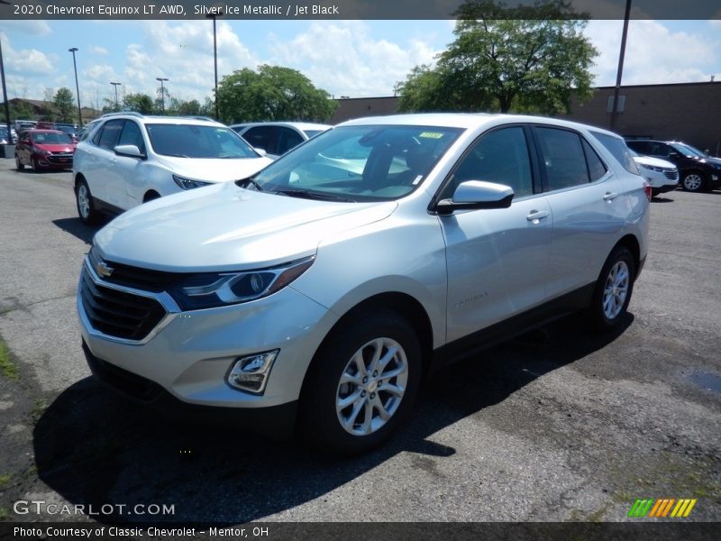 Silver Ice Metallic / Jet Black 2020 Chevrolet Equinox LT AWD