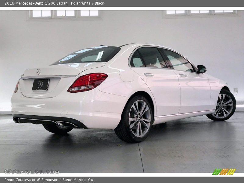 Polar White / Black 2018 Mercedes-Benz C 300 Sedan