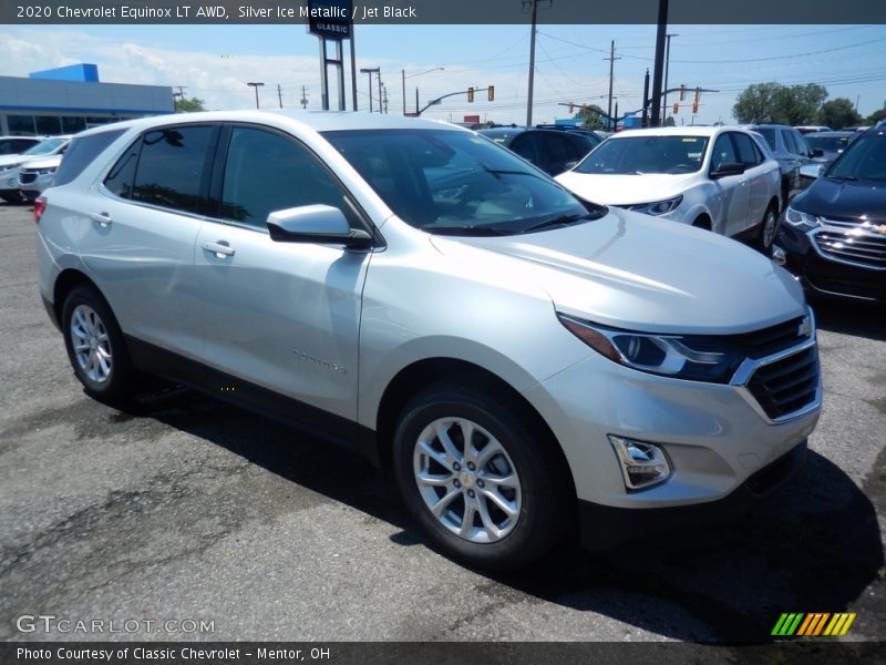 Silver Ice Metallic / Jet Black 2020 Chevrolet Equinox LT AWD