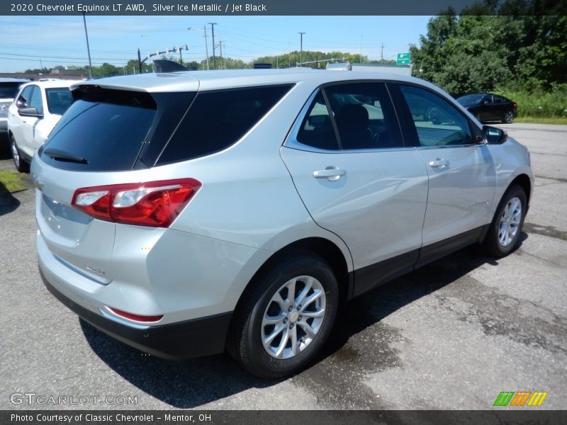 Silver Ice Metallic / Jet Black 2020 Chevrolet Equinox LT AWD