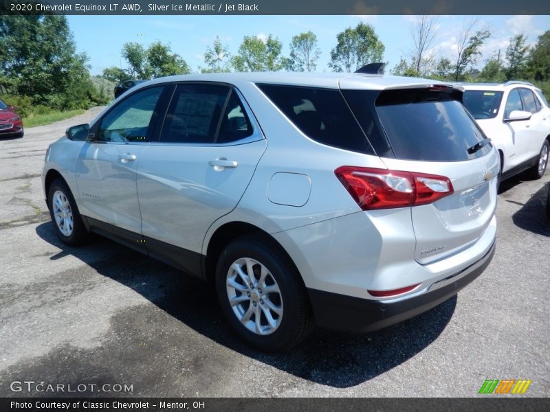 Silver Ice Metallic / Jet Black 2020 Chevrolet Equinox LT AWD