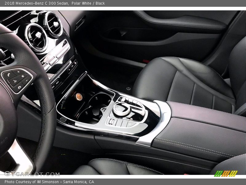 Polar White / Black 2018 Mercedes-Benz C 300 Sedan