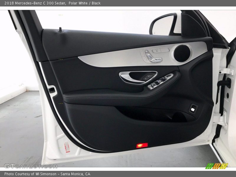 Polar White / Black 2018 Mercedes-Benz C 300 Sedan