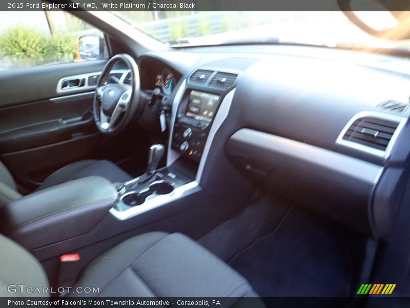 White Platinum / Charcoal Black 2015 Ford Explorer XLT 4WD