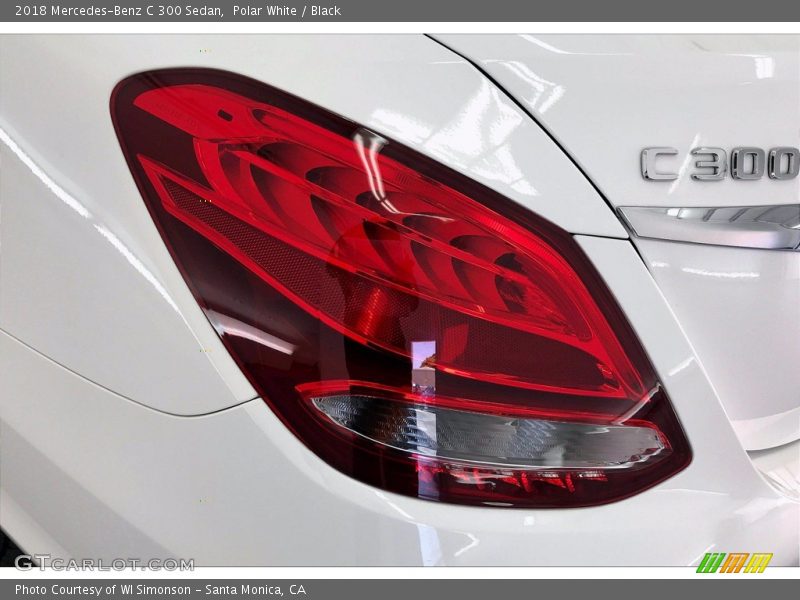 Polar White / Black 2018 Mercedes-Benz C 300 Sedan