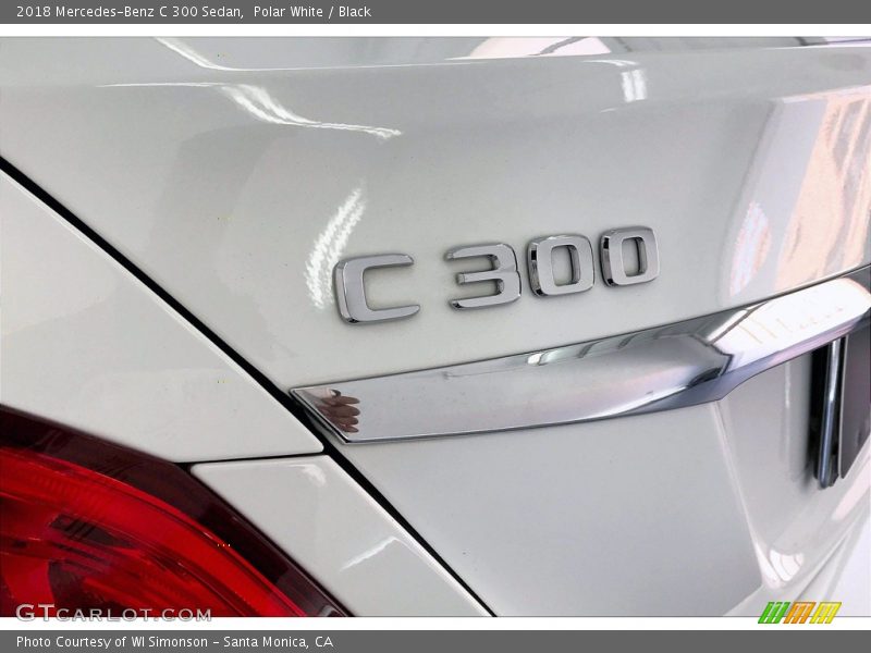 Polar White / Black 2018 Mercedes-Benz C 300 Sedan