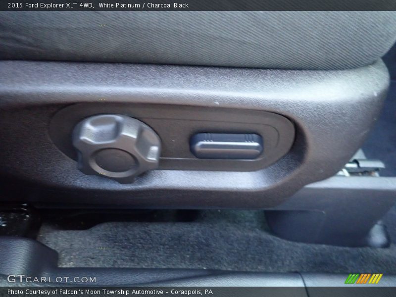 White Platinum / Charcoal Black 2015 Ford Explorer XLT 4WD