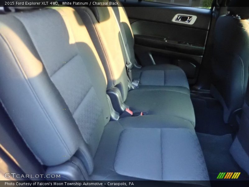 White Platinum / Charcoal Black 2015 Ford Explorer XLT 4WD