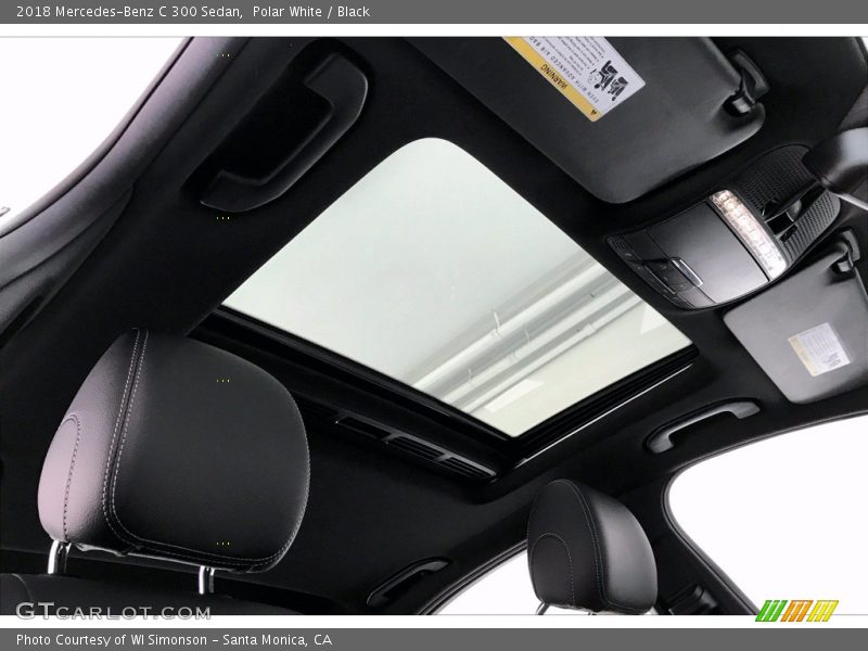 Polar White / Black 2018 Mercedes-Benz C 300 Sedan