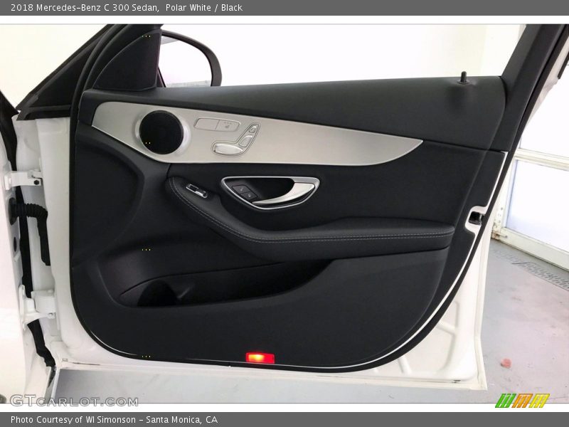 Polar White / Black 2018 Mercedes-Benz C 300 Sedan