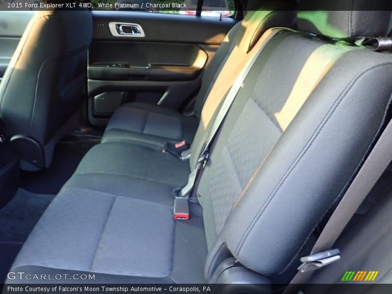 White Platinum / Charcoal Black 2015 Ford Explorer XLT 4WD