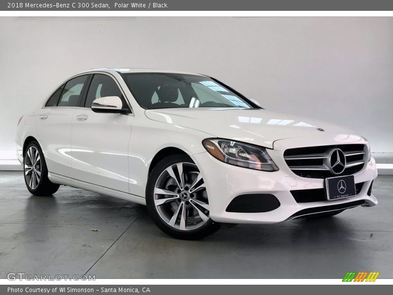 Front 3/4 View of 2018 C 300 Sedan