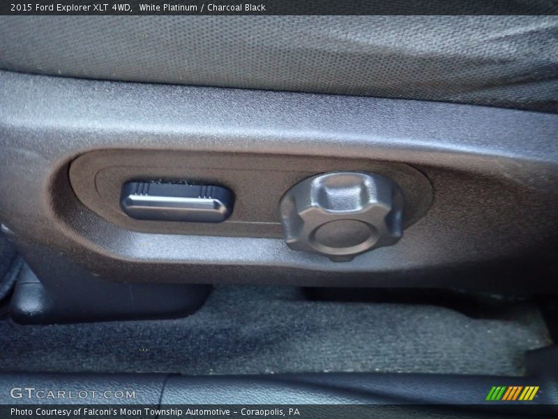White Platinum / Charcoal Black 2015 Ford Explorer XLT 4WD
