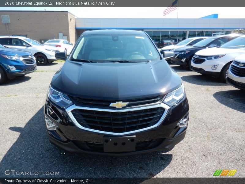 Midnight Blue Metallic / Ash Gray 2020 Chevrolet Equinox LS