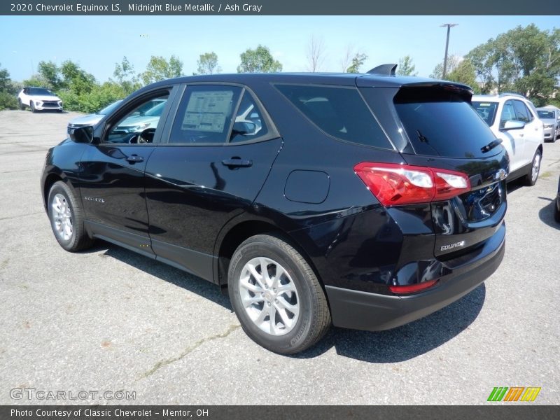 Midnight Blue Metallic / Ash Gray 2020 Chevrolet Equinox LS