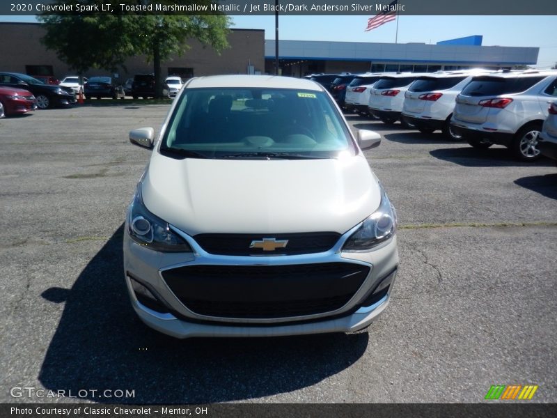Toasted Marshmallow Metallic / Jet Black/Dark Anderson Silver Metallic 2020 Chevrolet Spark LT