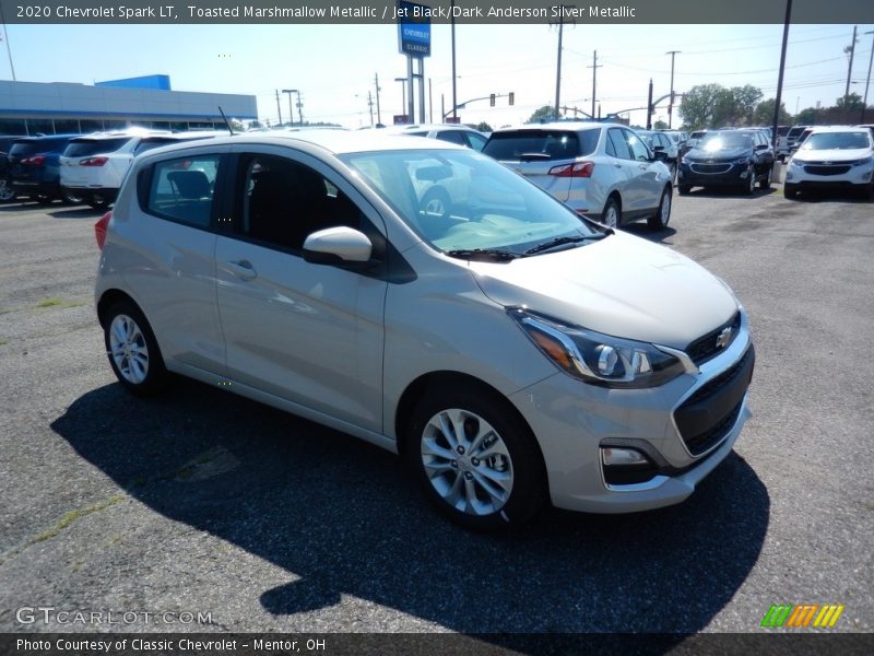 Toasted Marshmallow Metallic / Jet Black/Dark Anderson Silver Metallic 2020 Chevrolet Spark LT