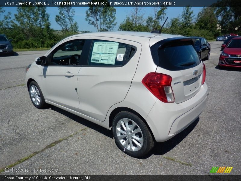 Toasted Marshmallow Metallic / Jet Black/Dark Anderson Silver Metallic 2020 Chevrolet Spark LT