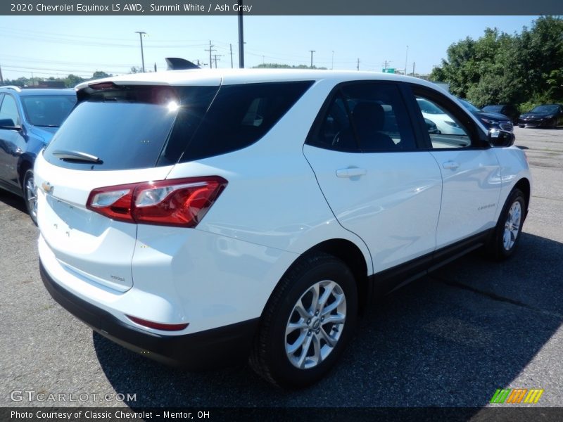 Summit White / Ash Gray 2020 Chevrolet Equinox LS AWD