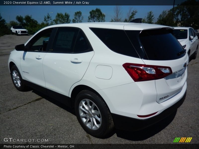 Summit White / Ash Gray 2020 Chevrolet Equinox LS AWD