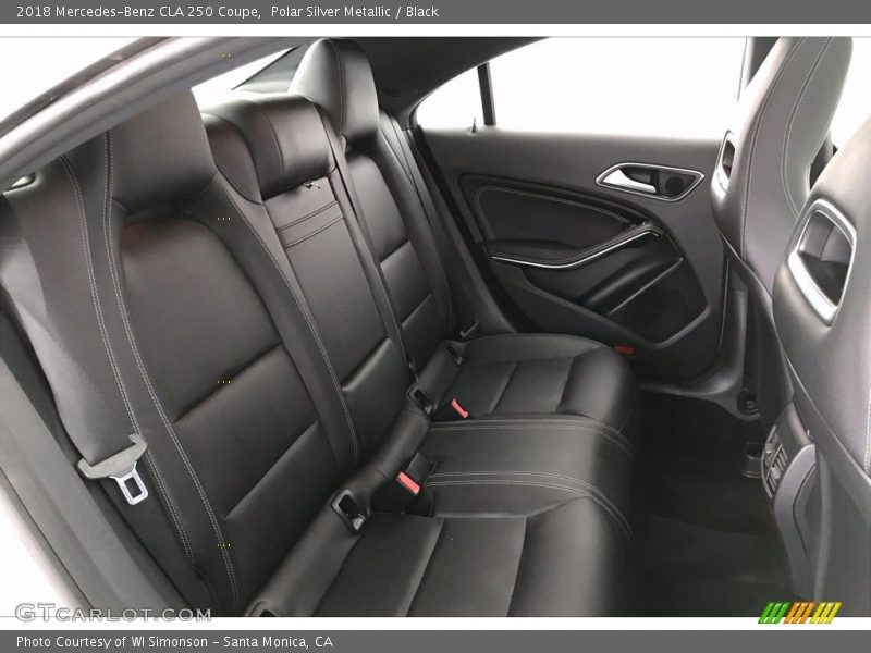 Polar Silver Metallic / Black 2018 Mercedes-Benz CLA 250 Coupe