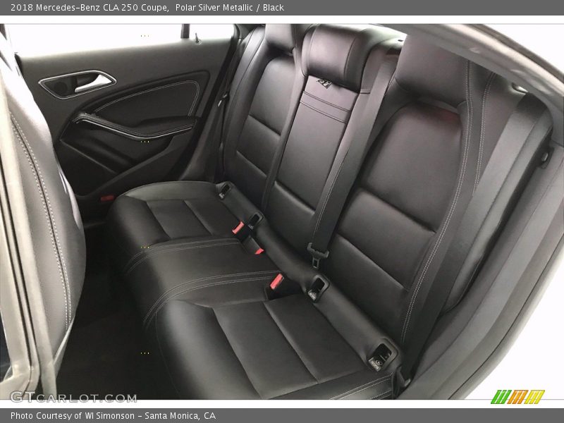 Polar Silver Metallic / Black 2018 Mercedes-Benz CLA 250 Coupe
