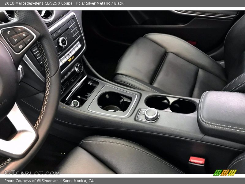 Polar Silver Metallic / Black 2018 Mercedes-Benz CLA 250 Coupe