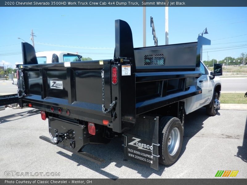 Summit White / Jet Black 2020 Chevrolet Silverado 3500HD Work Truck Crew Cab 4x4 Dump Truck