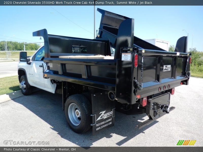 Summit White / Jet Black 2020 Chevrolet Silverado 3500HD Work Truck Crew Cab 4x4 Dump Truck