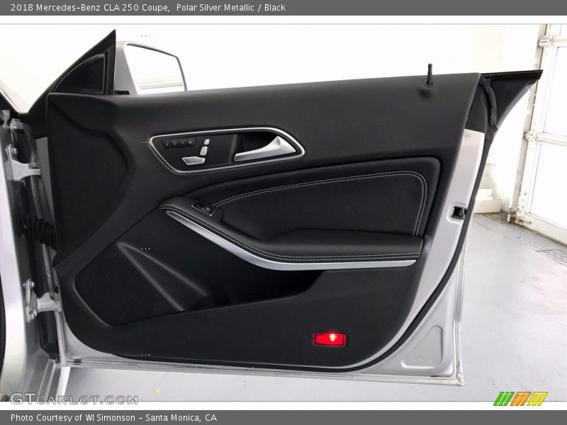 Polar Silver Metallic / Black 2018 Mercedes-Benz CLA 250 Coupe