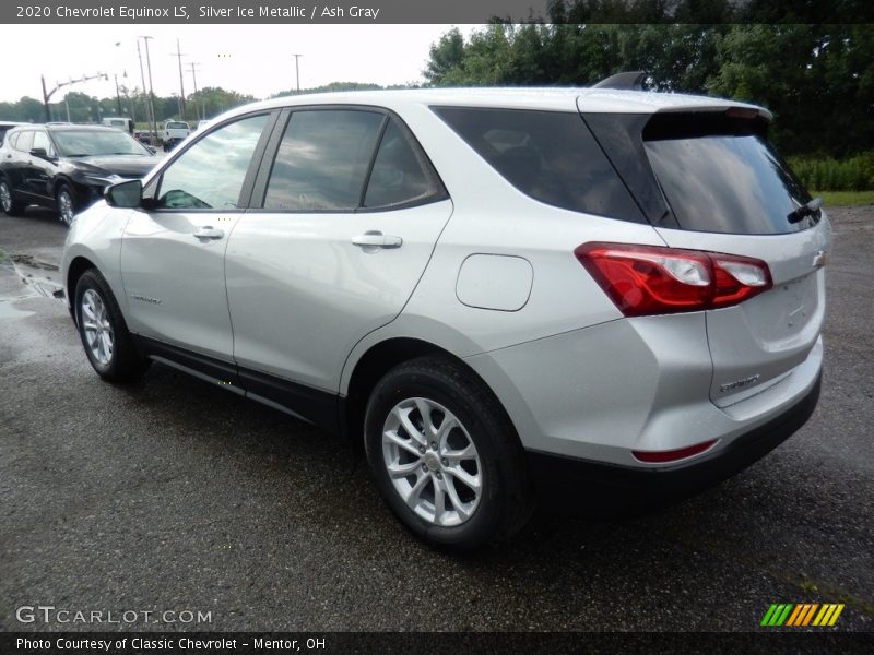 Silver Ice Metallic / Ash Gray 2020 Chevrolet Equinox LS