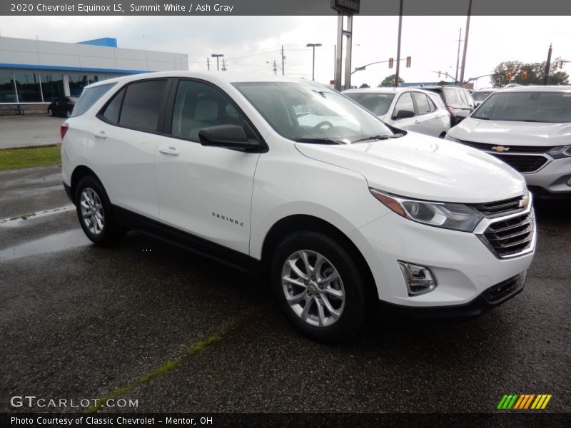 Summit White / Ash Gray 2020 Chevrolet Equinox LS
