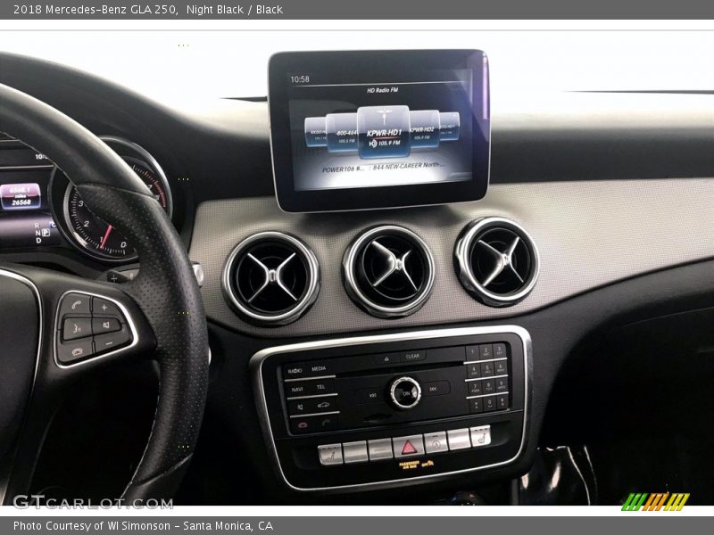 Night Black / Black 2018 Mercedes-Benz GLA 250