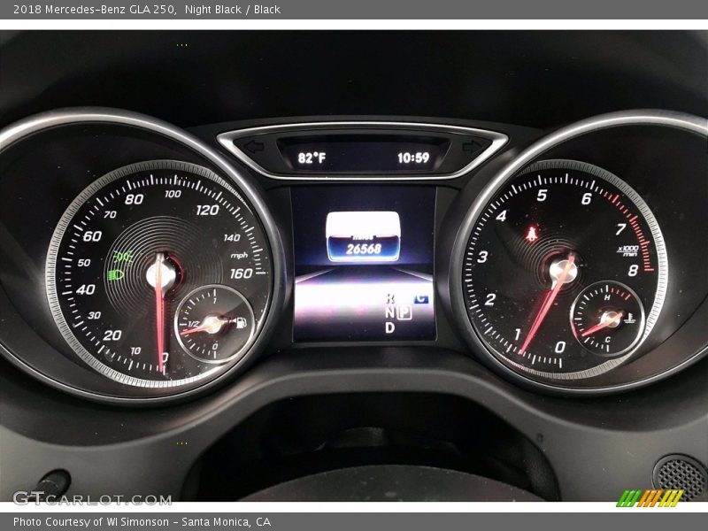Night Black / Black 2018 Mercedes-Benz GLA 250
