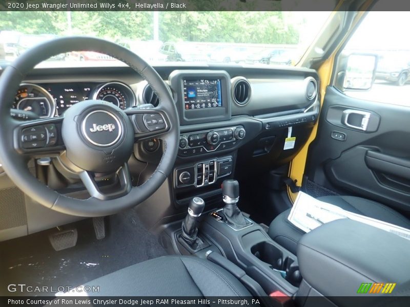 Dashboard of 2020 Wrangler Unlimited Willys 4x4