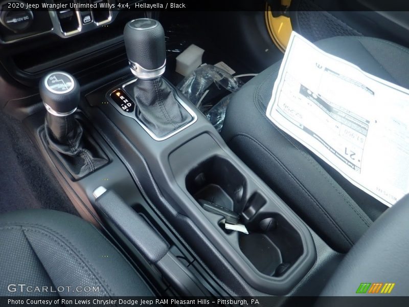  2020 Wrangler Unlimited Willys 4x4 8 Speed Automatic Shifter