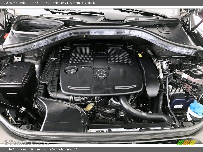 Selenite Grey Metallic / Black 2018 Mercedes-Benz GLE 350