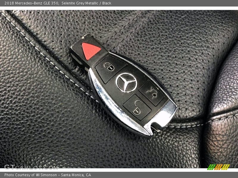 Selenite Grey Metallic / Black 2018 Mercedes-Benz GLE 350