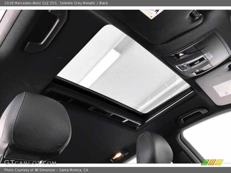 Selenite Grey Metallic / Black 2018 Mercedes-Benz GLE 350