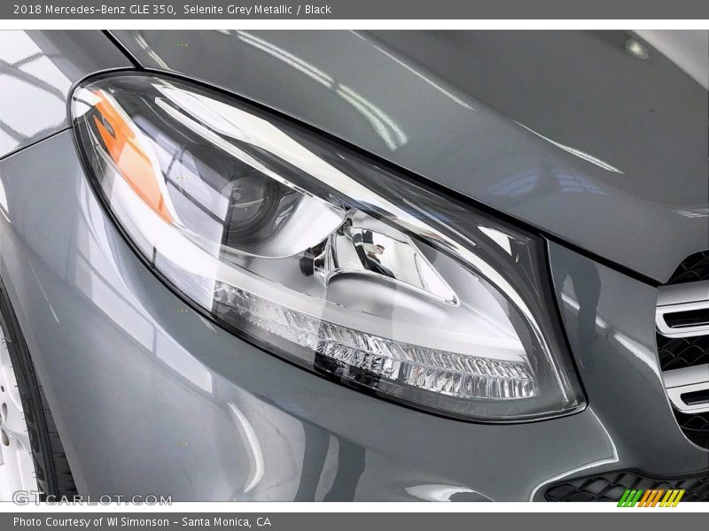 Selenite Grey Metallic / Black 2018 Mercedes-Benz GLE 350