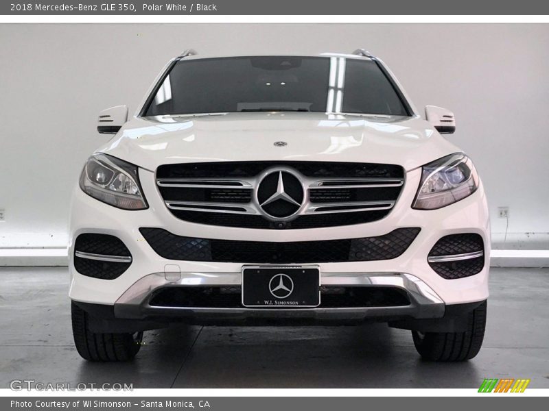 Polar White / Black 2018 Mercedes-Benz GLE 350